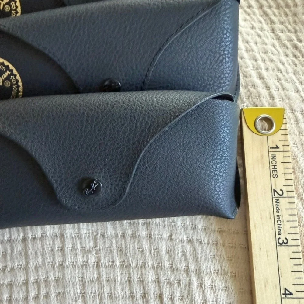 Ray-Ban Sunglasses Case Lot of 13 Black Folding Snap Luxottica Replacement Cases